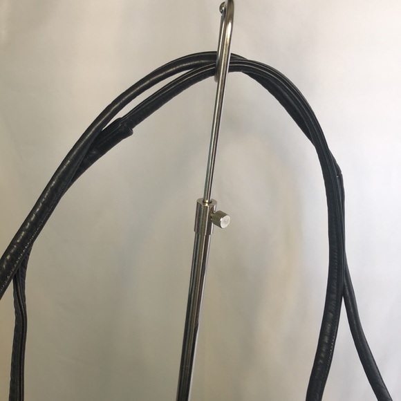 ATALLA dark blue genuine leather vintage shoulder handbag. - Picture 5 of 12